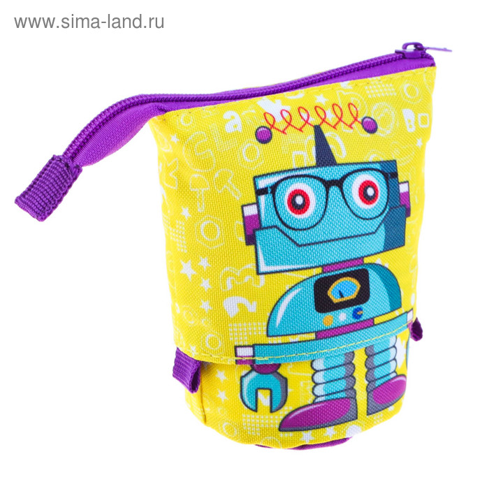 Пенал_ мягкий тубус-подставка 80*140-200 Profit "Робот в очках" - Фото 1