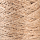 Шпагат джутовый d=1,5 мм, 60 м, скрученный, цвет натуральный - Фото 2