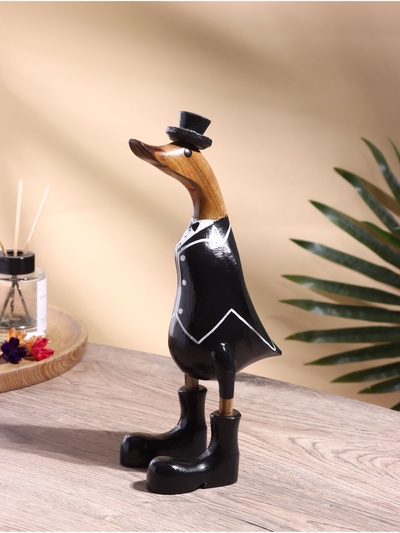 Сувенир «Утка во фраке», 13×9×29 см, дерево