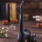 Сувенир «Кошка под кольца чёрная выгнутая», 15×3×25 см, дерево - Фото 6