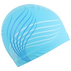 Шапочка для плавания взрослая ONLYTOP, тканевая, обхват 54-60 см, цвета МИКС - фото 8462363