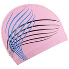 Шапочка для плавания взрослая ONLYTOP, тканевая, обхват 54-60 см, цвета МИКС - фото 8462365