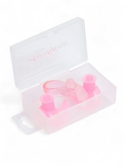 Беруши для плавания ONLYTOP, зажим для носа, цвета МИКС