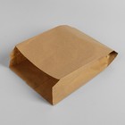 Пакет бумажный фасовочный, крафт, V-образное дно 25 х 17 х 7 см - Фото 1