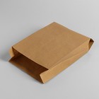 Пакет бумажный фасовочный, крафт, V-образное дно 30 х 17 х 7 см - Фото 1
