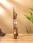 Сувенир «Коричневая кошка», 4.5×9×30 см, дерево - фото 30523598