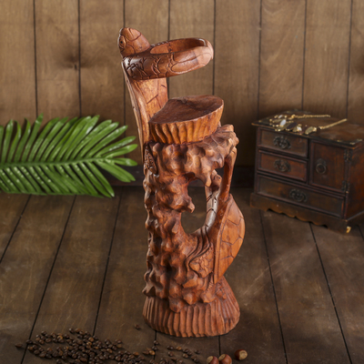 Подставка под бутылку "Черепахи" 15х15х50 см