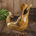 Подставка под бутылку «Классическая уточка», 37×28×13 см, дерево 4166043 - фото 319823399