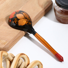 Ложка деревянная «Хохлома», полубаская, традиционная роспись - Фото 2