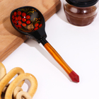 Ложка деревянная «Хохлома», полубаская, традиционная роспись - Фото 5