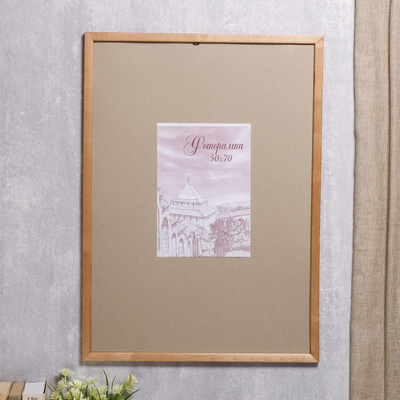 Фоторамка для фото 50×70 см Bridgeport, сосна, (пластиковый экран), дуб