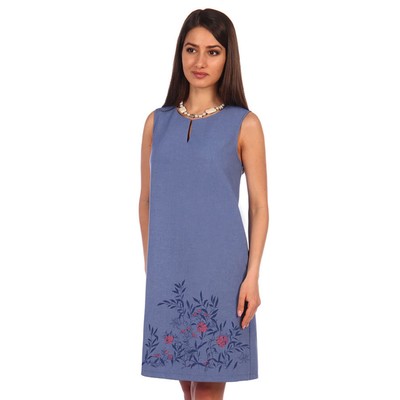 Платье женское "Марибель" цвет джинс, р-р 52