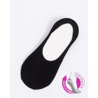 Носки-невидимки женские, цвет черный, размер 25 - Фото 1
