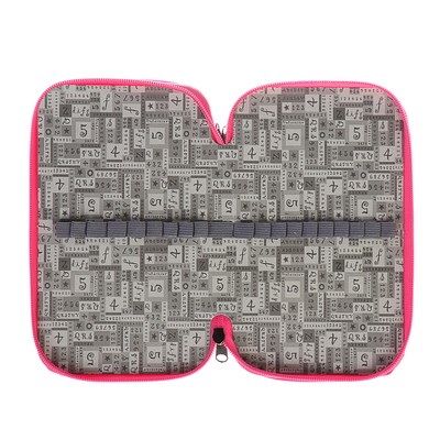 Пенал 3 секции «Гимнастика», 120 х 205 мм, с блёстками