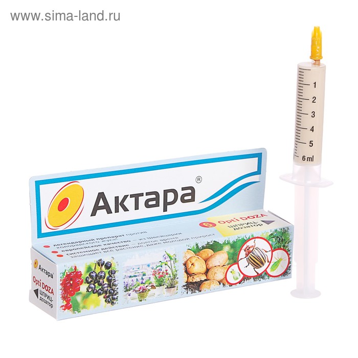Средство от колорадского жука Актара Opti Doza, шприц, 6 мл - Фото 1