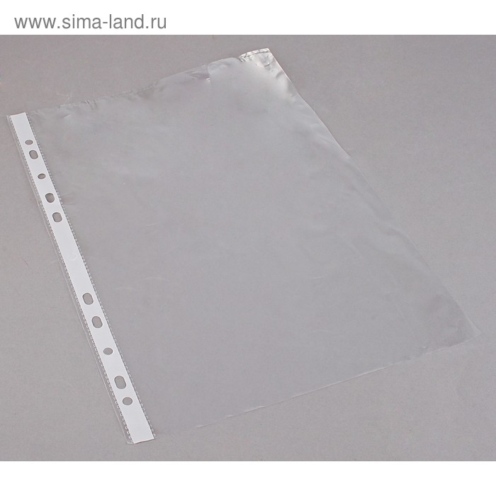 Файл-вкладыш А4 прозрачный, 35 микрон - Фото 1