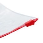 Папка-конверт на ZIP-молнии А4, 120 мкм, Calligrata, прозрачный, микс - Фото 9