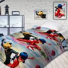 Покрывало стеганое "Непоседа" "Леди Баг" Леди Баг и Супер Кот, 145*200, бязь хл100% - Фото 1