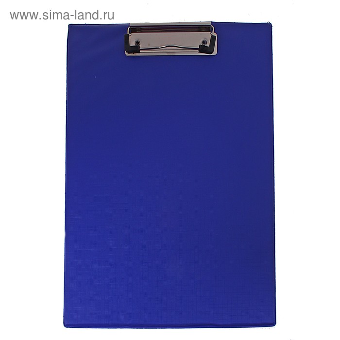 Планшет с зажимом Calligrata А4, ПВХ, синий - Фото 1