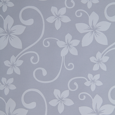 Штора рулонная 90х160 см "Бернаут. Цветы", плотность 115 г/м2, цвет белый