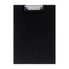 Планшет - папка с прижимом А4, ПВХ, чёрный - Фото 1