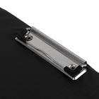 Планшет - папка с прижимом А4, ПВХ, чёрный - Фото 2