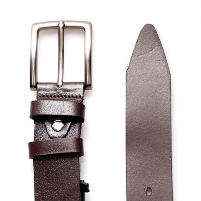 Ремень брючный, цвет коричневый, н/к