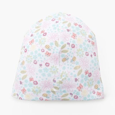 Чепчик для девочки, цвет ментол/цвет., рост 62 см, (40)