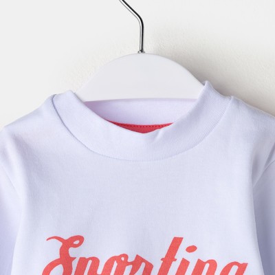 Боди длинным рукавом, цвет коралл, рост 62 см, (40)