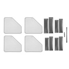 Лоток для бумаг вертикальный, металлическая сетка, 3 отделения, серый 548726 - фото 7479100