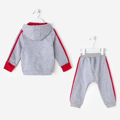 Комплект для мальчика, цвет серый, рост 92 см, (56)