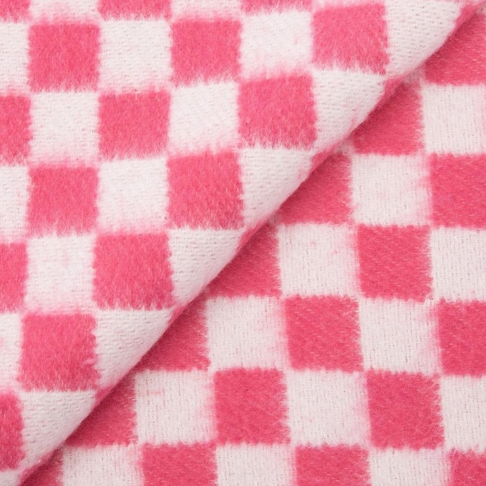 Одеяло байковое размер 90х140 см, МИКС для дев., хл80%, полиэфир 20%, 420гр/м - фото 1887870042