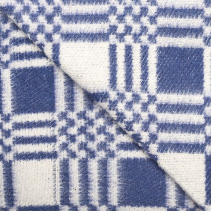 Одеяло байковое размер 90х140 см, цвет микс для мал., хл80%, полиэфир 20%, 420гр/м - фото 1887870048