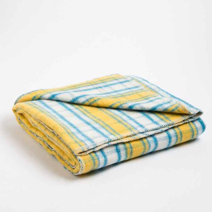 Одеяло байковое размер 90х140 см, цвет микс для универс., хл80%, полиэфир 20%, 420гр/м - фото 1907003969