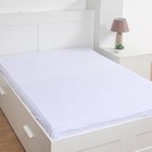 Наматрасник влагонепроницаемый 80х200 см, мулетон, мембрана, 60% хл, 40% п/э - Фото 1