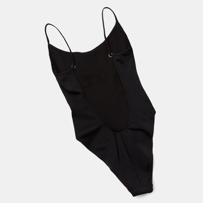 Купальник женский слитный Faba, цвет чёрный, р-р 48