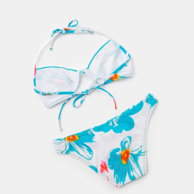 Купальник женский раздельный Faba, цвет голубой, размер 42 (S)