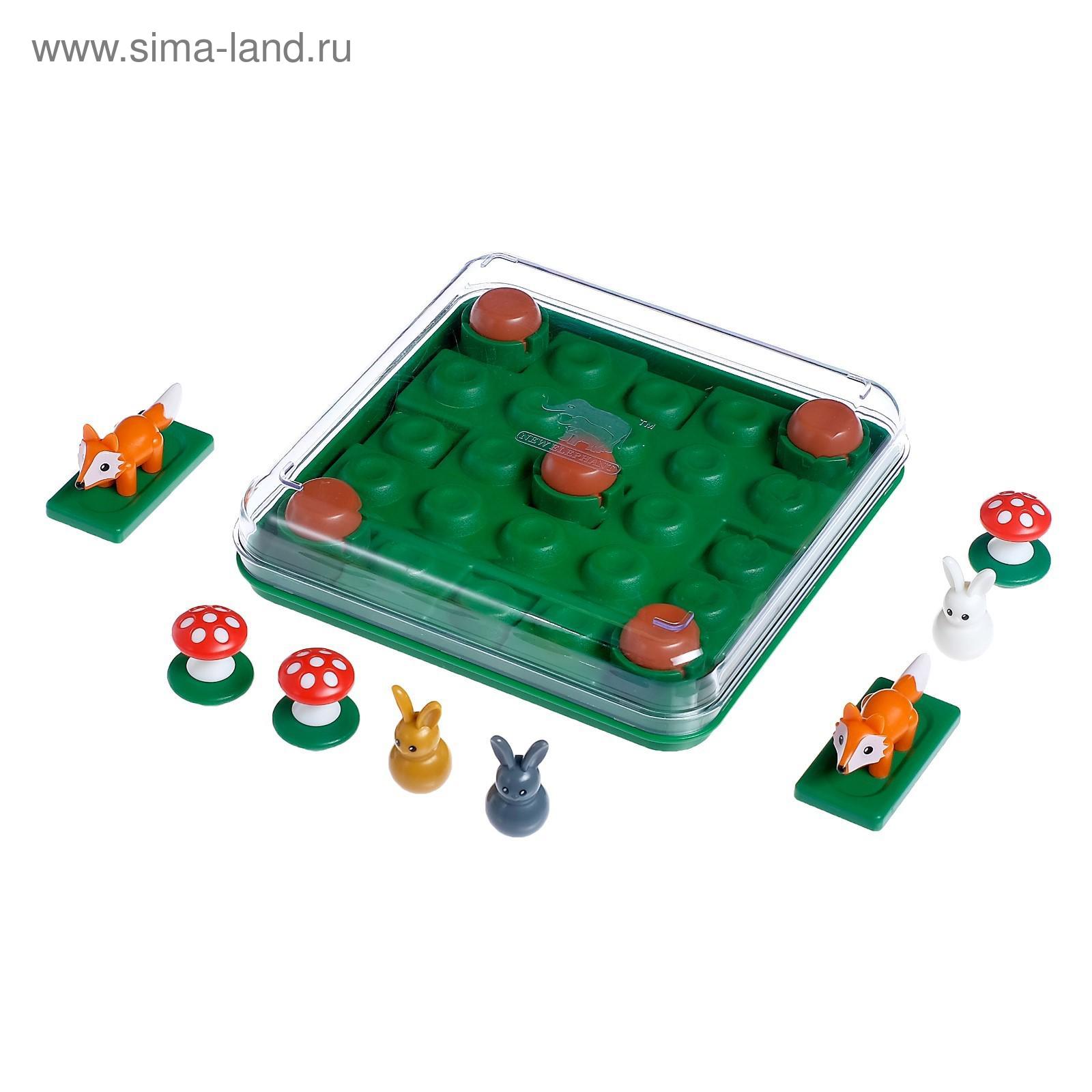 Настольная игра-головоломка «Кролик, в домик!»