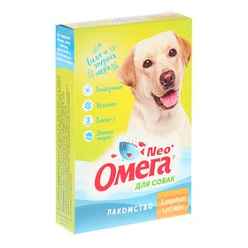 Лакомство Омега Nео+ 'Здоровые суставы' для собак, с глюкозамином и коллагеном, 90 табл