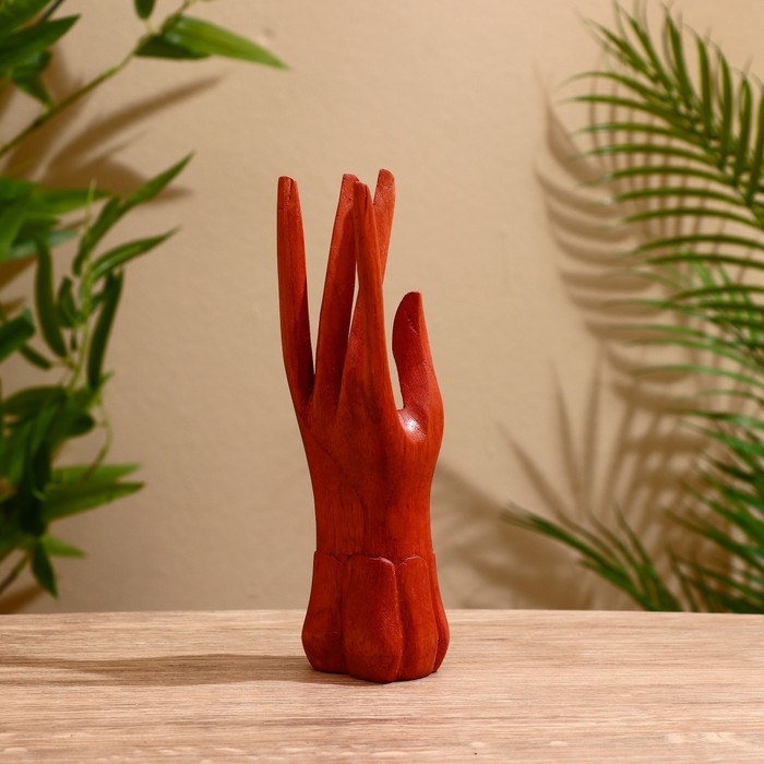 Подставка под кольца «Кисть», 6×6×20 см, дерево - Фото 1