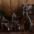 Сувенирный набор «Кошечки с пятнистыми лапками», h=20 см, h=17 см, h=12 см, 4×13×20 см, дерево, МИКС 4165726 - фото 14653646