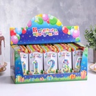 Свечи для торта цифры «С Днём Рождения», 10.2 см, в шоу-боксе, 50 штук - Фото 2