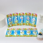 Свечи для торта цифры «С Днём Рождения», 10.2 см, в шоу-боксе, 50 штук - Фото 6