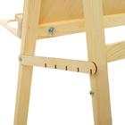 Мольберт тип «Хлопушка», 120×60×65 см, планшет 60×60 см, полка с двумя подстаканниками, неокрашенное дерево, Calligrata - Фото 7