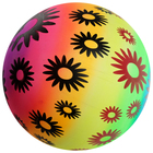 Мяч детский «Цветочки», d=22 см, 70 г - фото 306685612