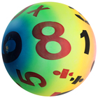 Мяч детский «Цифры», d=22 см, 70 г - фото 298179979