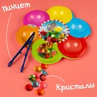 Сортер «Сокровища пиратов», по методике Монтессори, 6 цветов, с пинцетом, 3+ - Фото 3