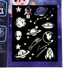 Набор для рисования светом «Космос», с наклейками и раскраской - фото 8462879