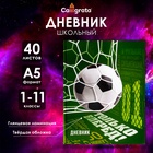 Дневник универсальный для 1-11 классов, «Футбол», твердая обложка 7БЦ, глянцевая ламинация, 40 листов - Фото 1