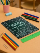 Дневник школьный для 1-11 классов, «Бэк ту скул 1», твёрдая обложка 7БЦ, глянцевая ламинация, 40 листов - Фото 2